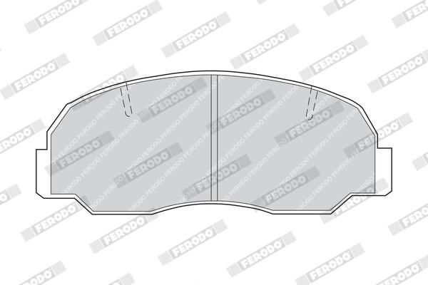 FERODO Plaquettes de frein à disque FDB532