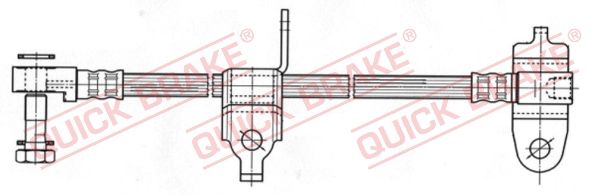 QUICK BRAKE fékcső 59.976X