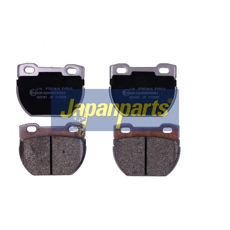 JAPANPARTS Stabdžių trinkelių rinkinys, diskinis stabdys