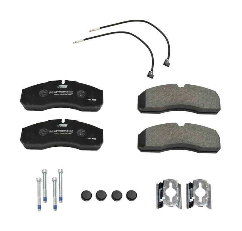 Sada brzdových destiček, kotoučová brzda 2916009560