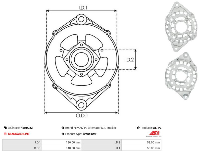 AS-PL ABR0023 Protective Cap, alternator