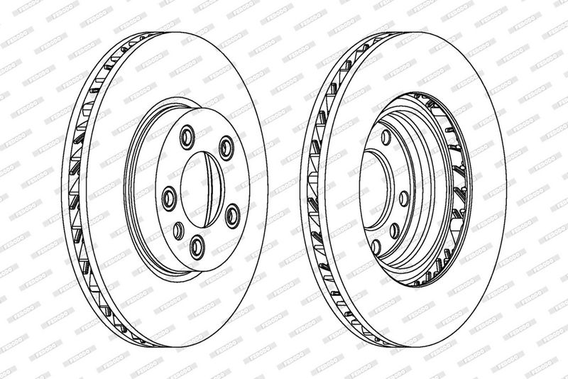 FERODO Disque de frein DDF1591RC-1