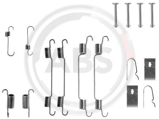 Комплект приладдя, гальмівна колодка, A.B.S. 0722Q