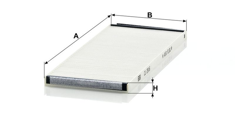 MANN-FILTER CU2916 Filter, cabin air