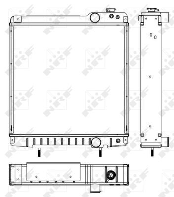 NRF 53658 Radiator, engine cooling