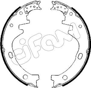 Set saboti frana 153-274 CIFAM