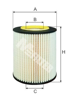 Оливний фільтр, Mfilter TE4024