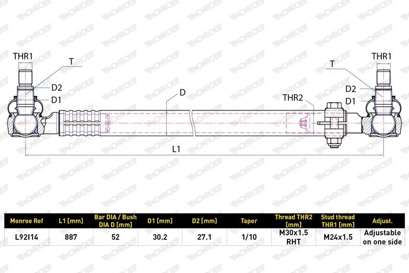 Táhlo řízení L92I14