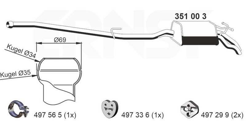 Bakpotte 210 200cdi/220cdi