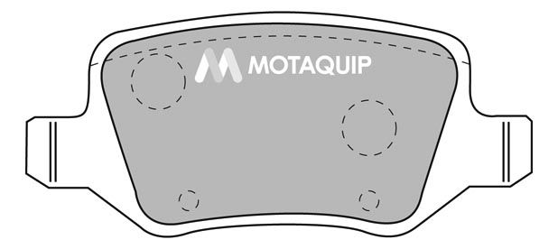 MOTAQUIP fékbetétkészlet, tárcsafék LVXL1077
