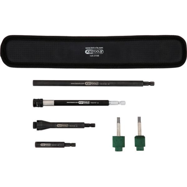Puhastustööriistade komplekt, ventiilipesa (alumiiniumvelg), KS TOOLS 100.5100
