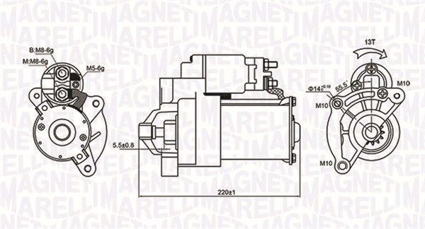 MAGNETI MARELLI önindító 063720594010