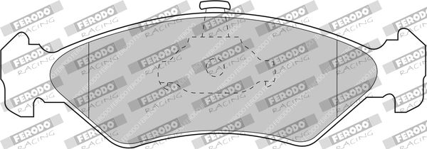 FERODO RACING fékbetétkészlet, tárcsafék FCP1082H