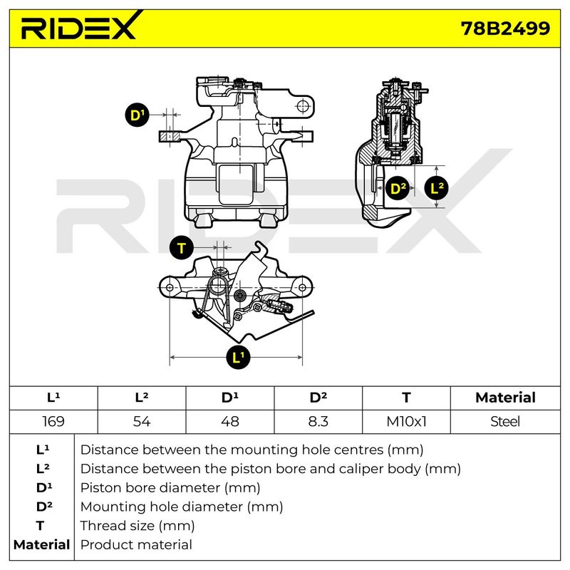 спирачен апарат RIDEX