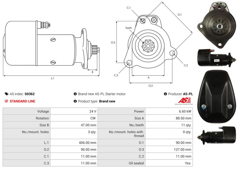 AS-PL S0362 Starter