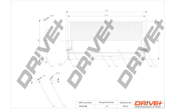 Оливний фільтр, Dr!Ve+ DP1110.11.0024