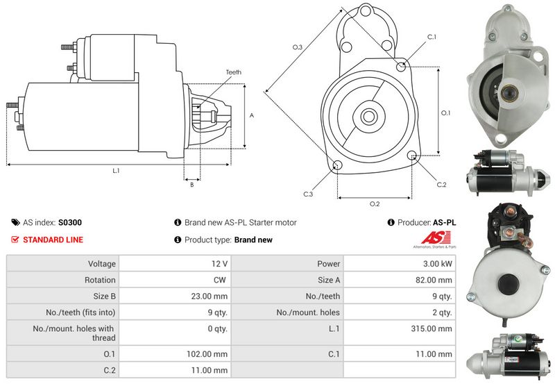 AS-PL S0300 Starter