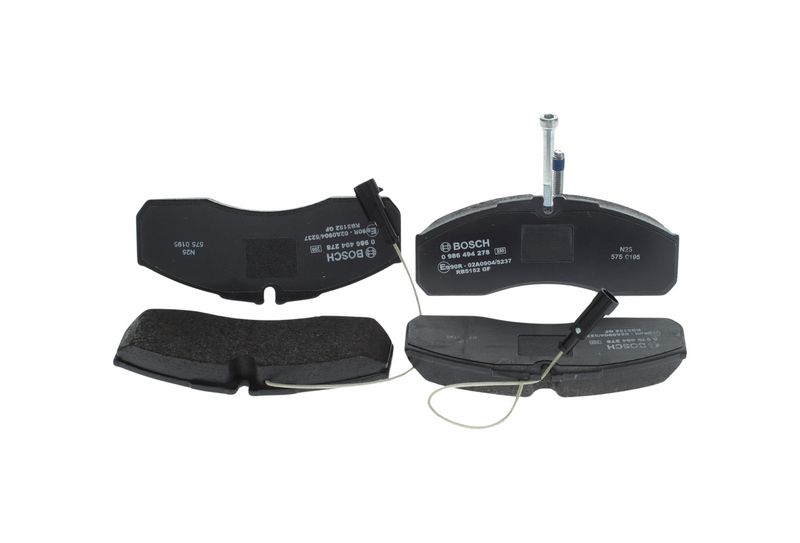 BOSCH 0 986 494 278 Brake Pad Set, disc brake