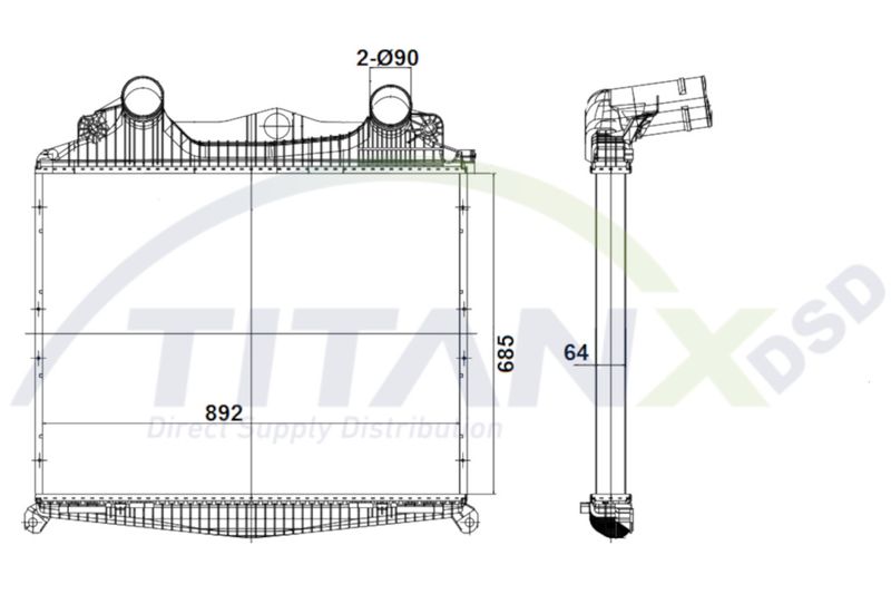 Chladič turba IC139002
