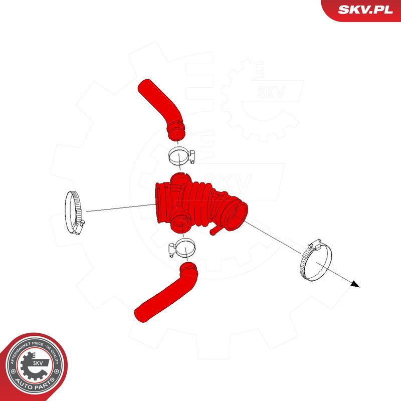Õhutoru, õhufilter, ESEN SKV 24SKV499
