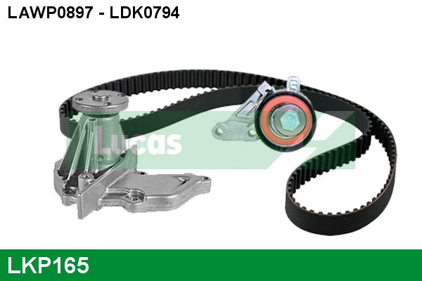 LUCAS Vízpumpa + fogasszíj készlet LKP165