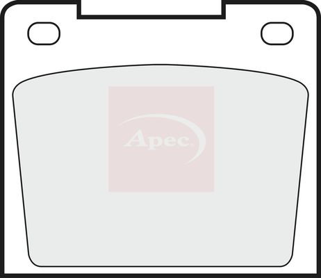 APEC Brake Pad Set, disc brake PAD538