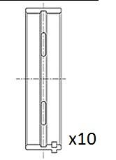 Підшипник колінчатого вала, Fai Autoparts BM1025-STD