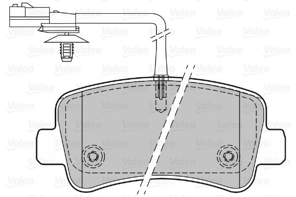 VALEO 601151 Brake Pad Set, disc brake