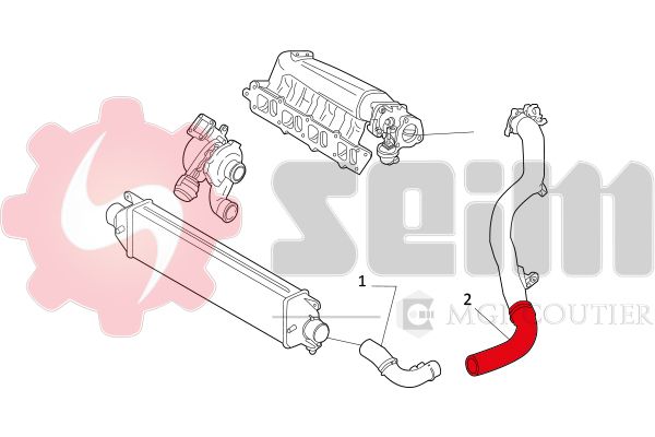 SEIM 981005 Charge Air Hose