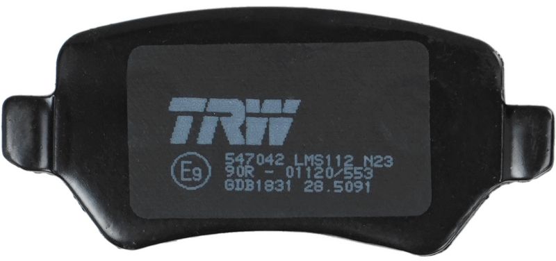TRW GDB1831 Brake Pad Set, disc brake
