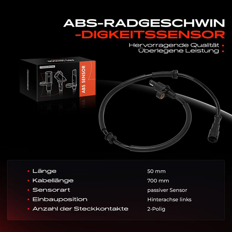 Frankberg 5481FB0031236 Sensor, wheel speed