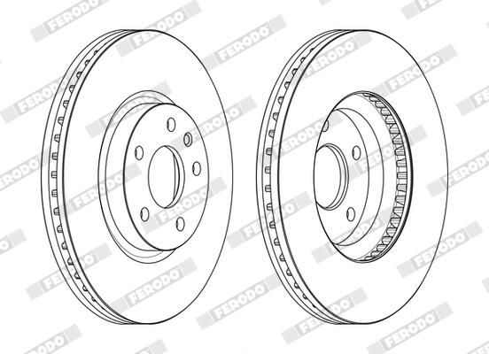 FERODO DDF2337C Brake Disc