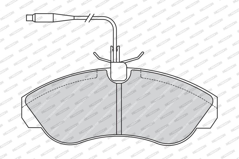 FERODO Plaquettes de frein à disque FVR968