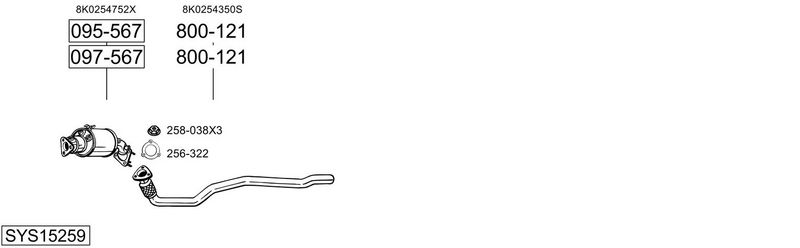 Изпускателна система BOSAL