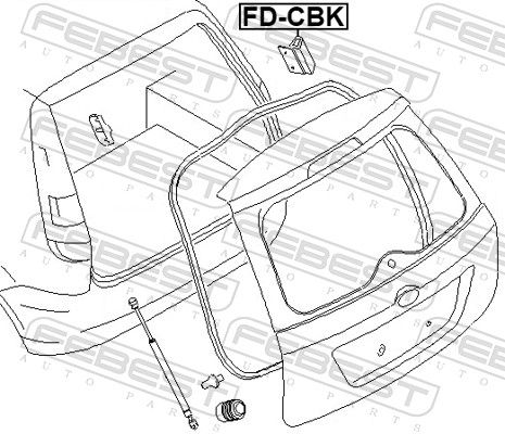 FEBEST FD-CBK Bumper