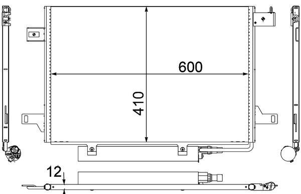 Product Image - Condensor, airconditioning - AC369000P - MAHLE