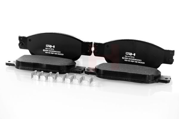 Piduriklotsi komplekt, ketaspidur, GH GH-411512