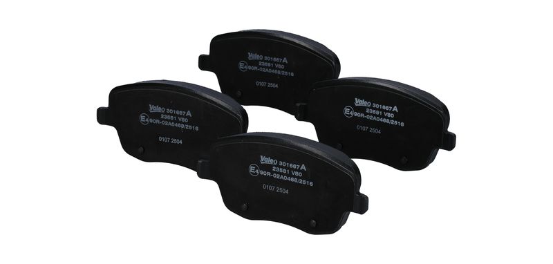 Piduriklotsi komplekt, ketaspidur, VALEO 301667A