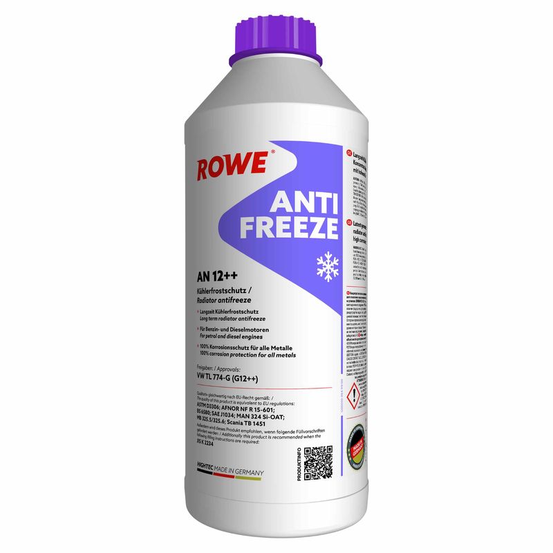 ROWE 21033-0015-99 Антифриз (фіолетовий) G12++ (1.5L) AN 12++ (концентрат)