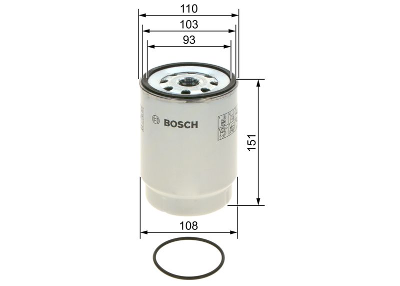 BOSCH F 026 402 242 Fuel Filter