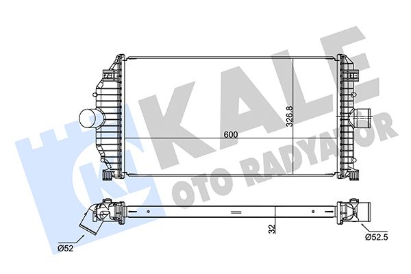 KALE RENAULT интеркуллер Espace III,Laguna I 1.9dTi 97-