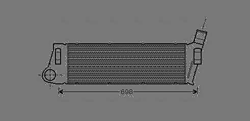 Intercooler, échangeur AVA QUALITY COOLING RTA4316