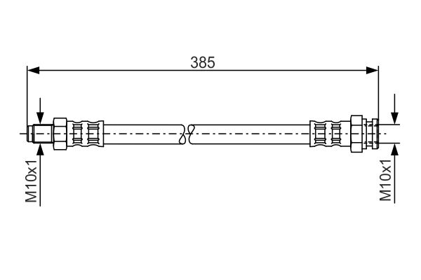 BOSCH fékcső 1 987 481 018