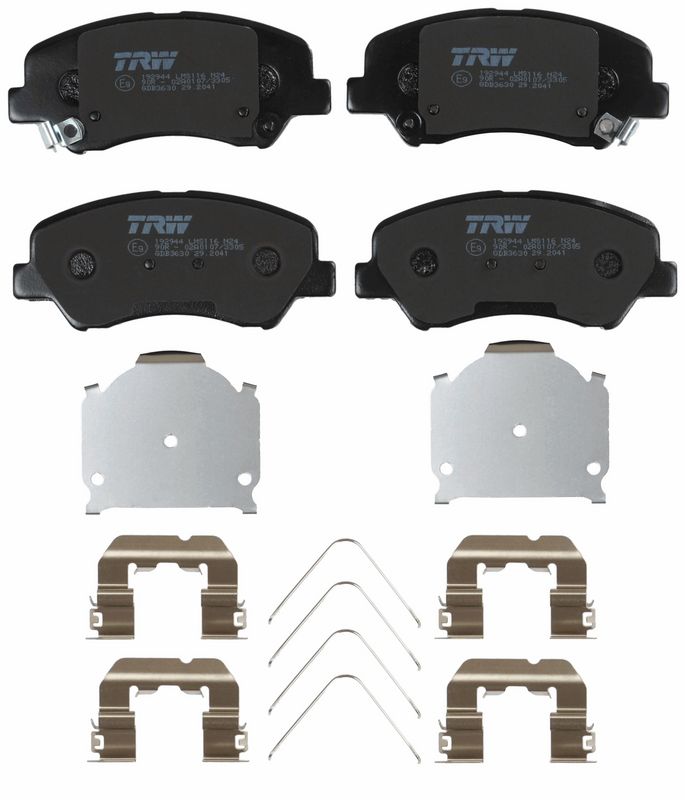 TRW GDB3630 Brake Pad Set, disc brake