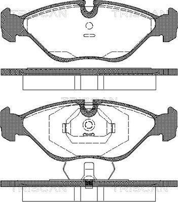 TRISCAN fékbetétkészlet, tárcsafék 8110 65985