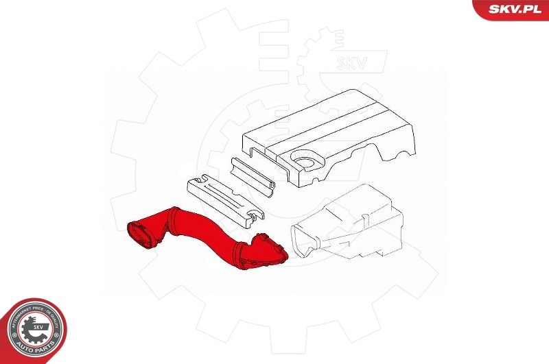 ESEN SKV 43SKV911 Intake Hose, air filter