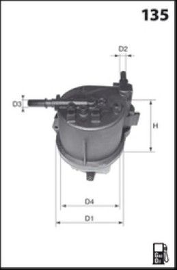 MISFAT Filtre à carburant F112