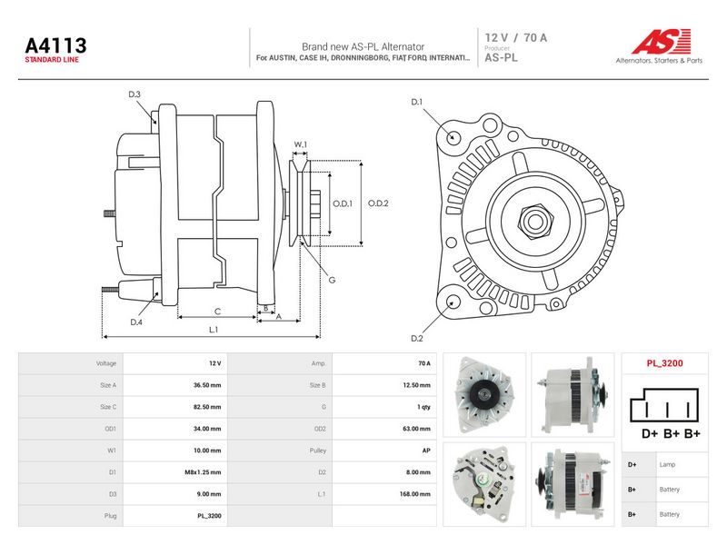 Generaator, AS-PL A4113