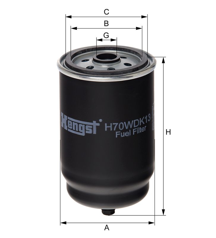 Palivový filtr H70WDK13