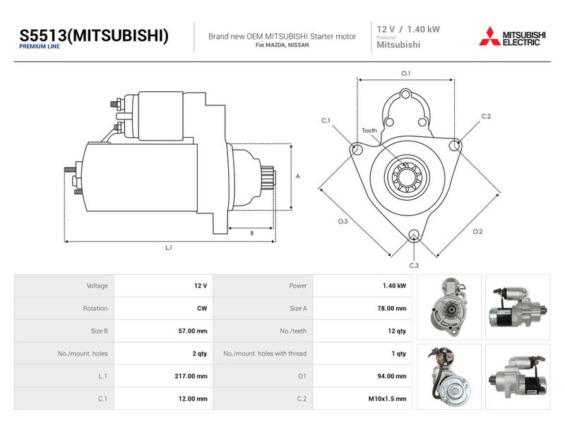 Prekės atitinka OEM kodą: M1T40371
